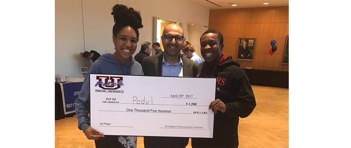 JMS Major Kayla Jackson Wins UPitchNJ 2017 Competition with Her Start-Up PeduL