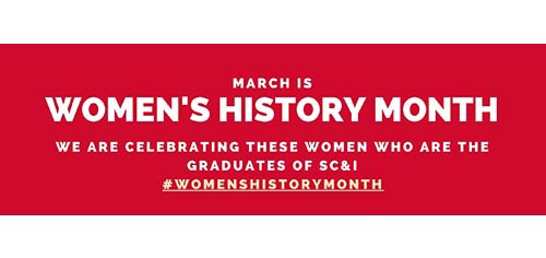 In honor of Women’s History Month, five successful alumnae describe how being female has impacted their experiences as SC&I students and as professionals.