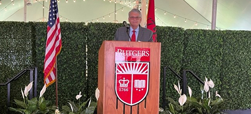 Brent Ruben Delivers Keynote at the Rutgers University Faculty Service Awards Luncheon 