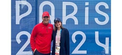 Beal, Assistant Professor of Professional Practice, Communication, attended the Olympics this summer, and said his major focus at the games was watching how NBC engaged the next generation of potential Olympic fans, Gen Z and Gen Alpha.