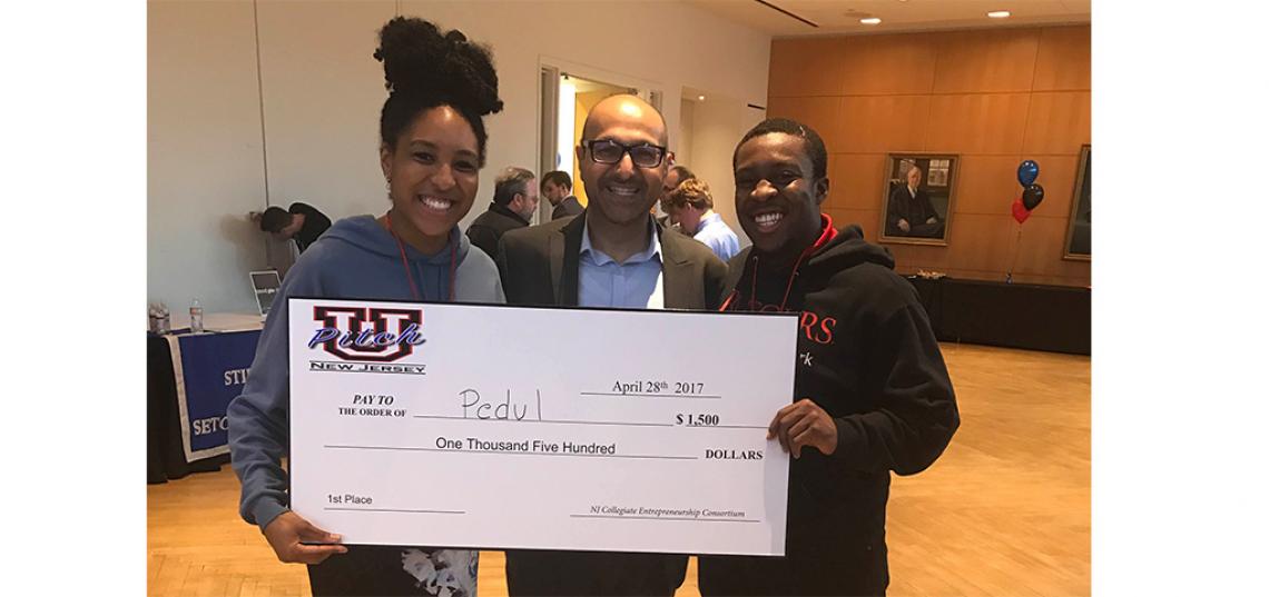 JMS Major Kayla Jackson Wins UPitchNJ 2017 Competition with Her Start-Up PeduL