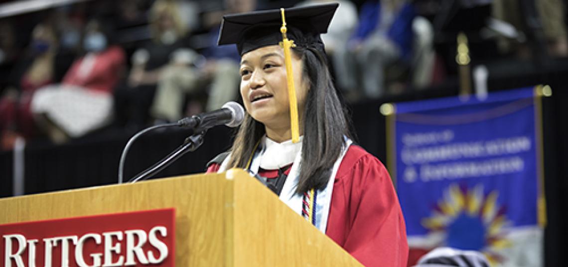 Yu, who served as the SC&I Student Representative at SC&I’s graduation ceremony this year, tells SC&I why she chose to major in ITI, and said, “one of the best parts of the ITI program is how applicable it is.”