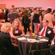 Scholarship Reception Table with Donors